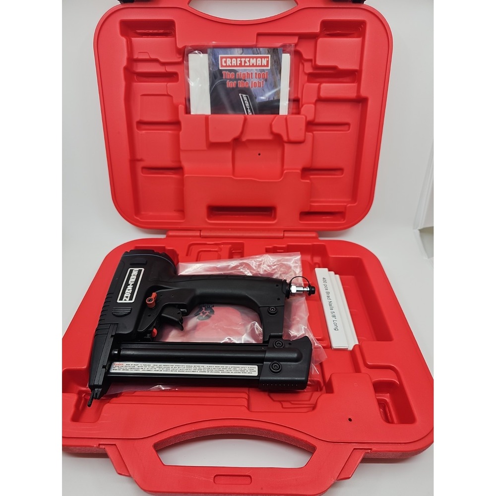 Craftsman 18 Gauge Brad Nailer 351.181730 Oilless uses 3/8" to 1 3/8" nails